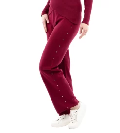 Hose In Rippstrick Mit Nieten