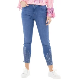 Jeanshose Mit Applikation