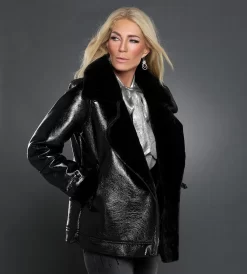 Fliegerjacke In Knautschleder Optik