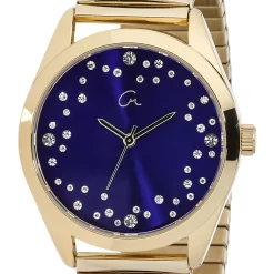 Armband-Uhr "Starry Night", Metall-Zugband