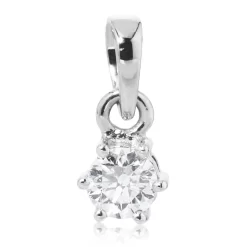 Solitär-Anhänger Mit Brillant, Gold 585 Poliert