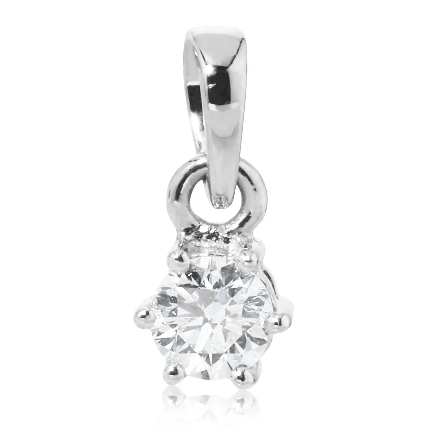 Solitär-Anhänger Mit Brillant, Gold 585 Poliert