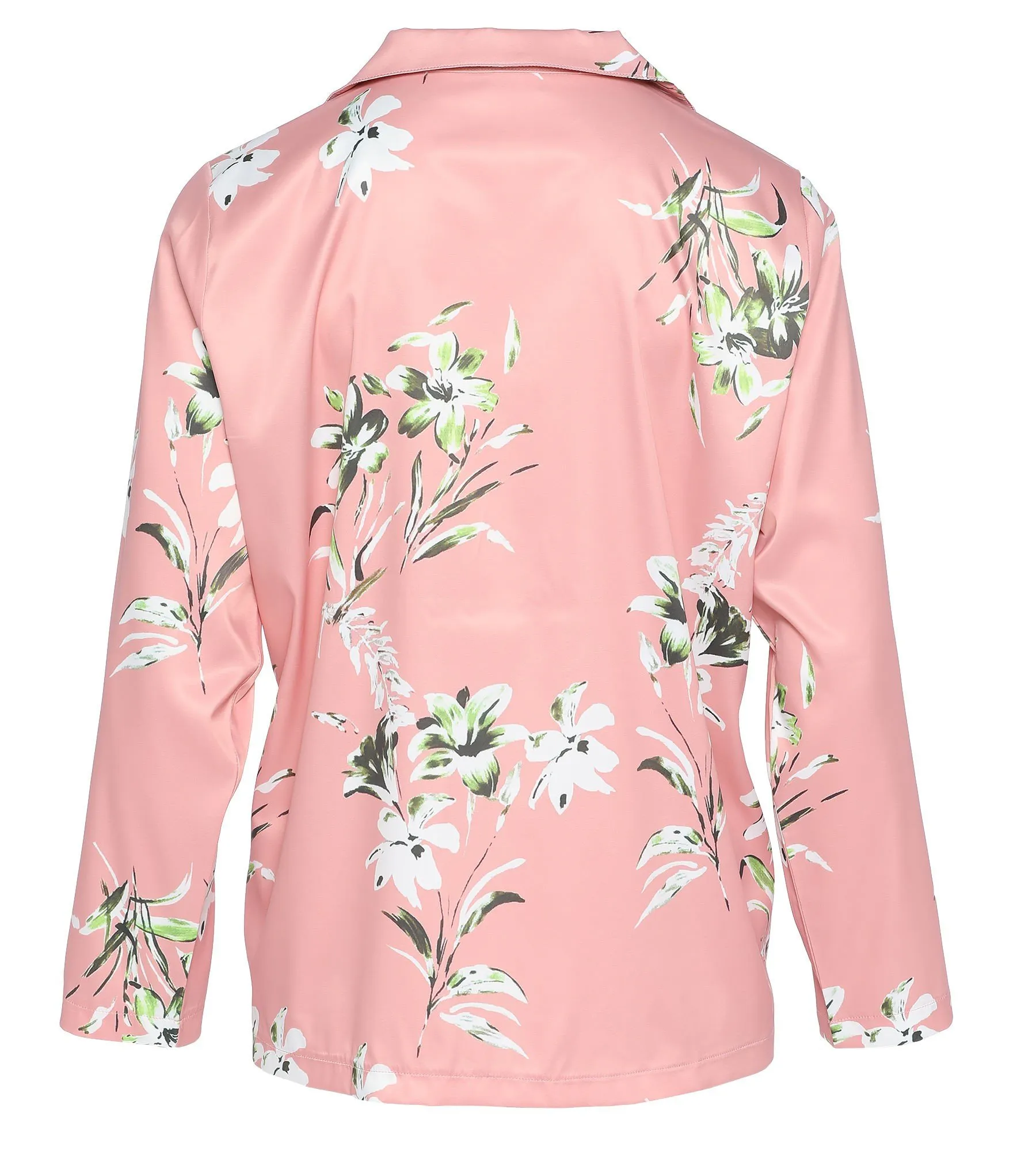 Pyjama Set Hemdbluse & Hose In Satin - Image 3