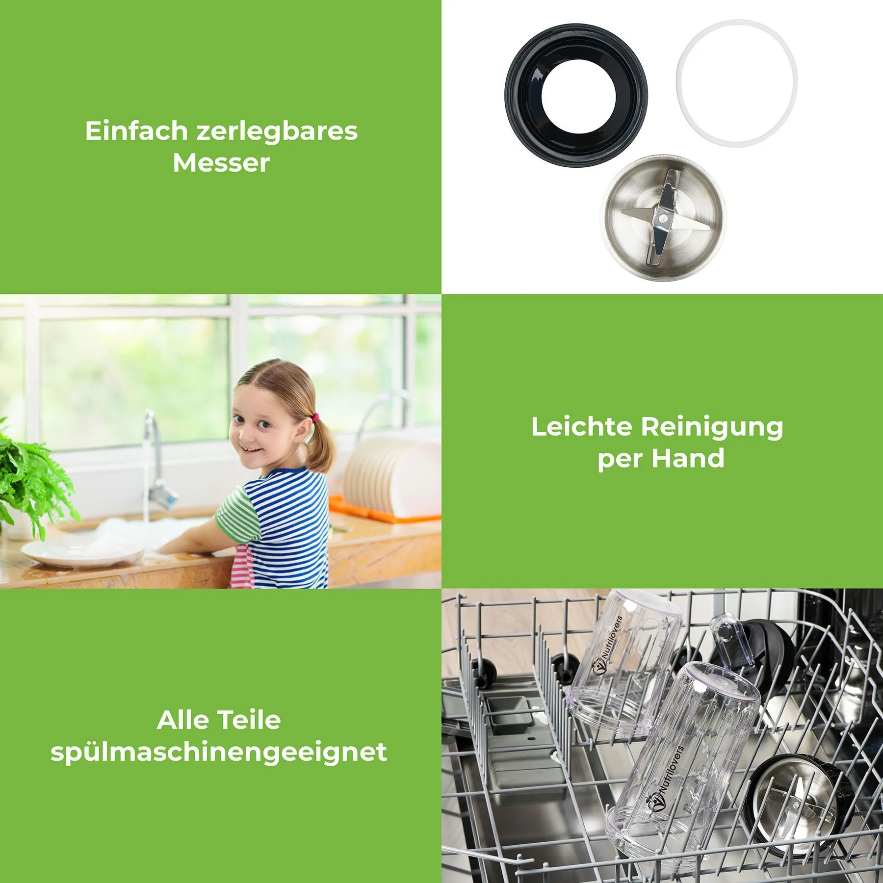 All-In-1 Mixer Mit 2 BehÀltern Und To-Go Deckeln - Image 10