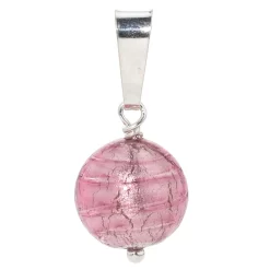 AnhÀnger, Original Murano Glas, Ca. à 12 Mm, Silber 925