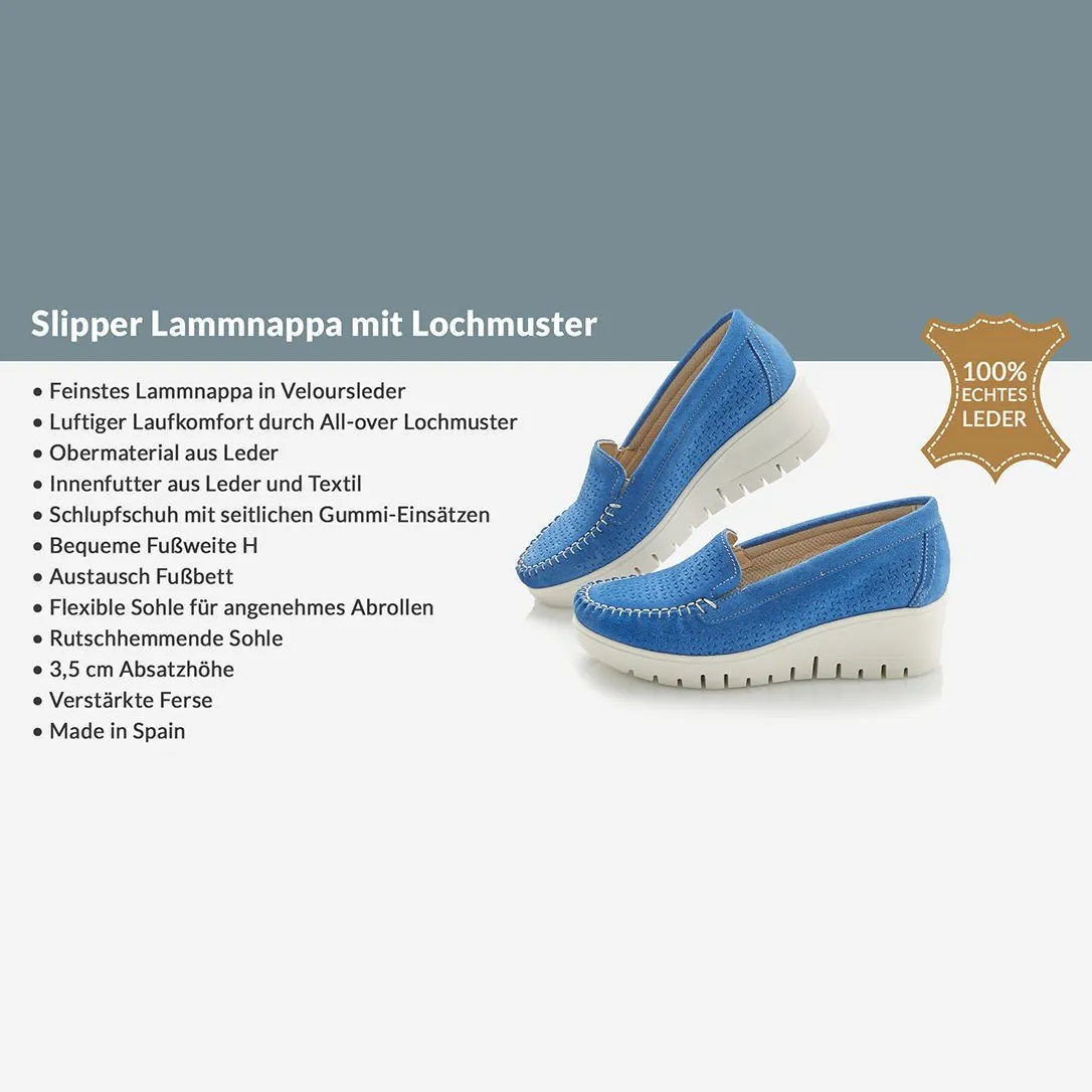 Slipper Lammnappa Mit Lochmuster - Image 8