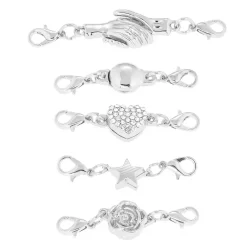 Magnet-Set 5-teilig, Motive, 2 Karabiner