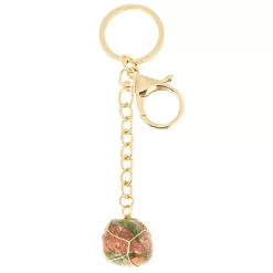 Schlüsselanhänger Edelstein-Nugget