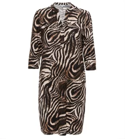 Kleid Im Animaldruck