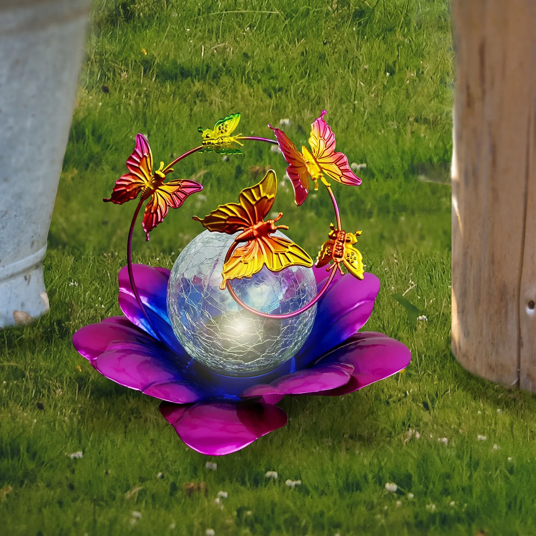 Solar Lotusblume ,,Butterfly" - Image 2