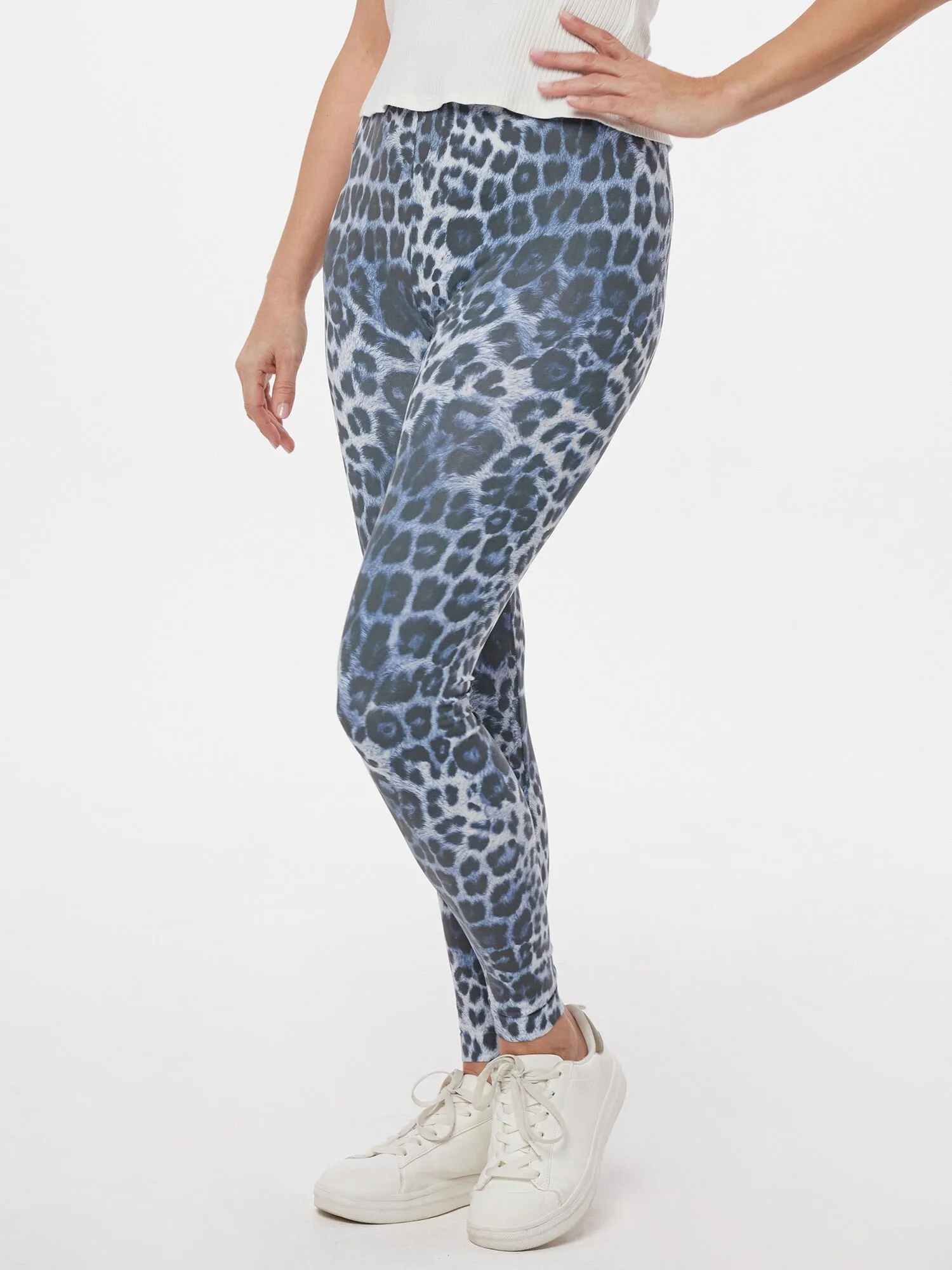 Leggings Blue Leo