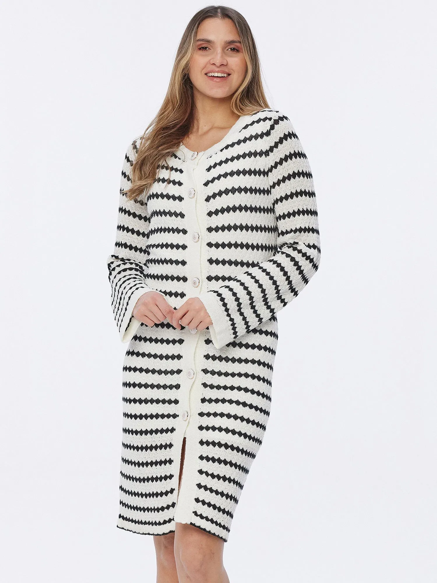 Strickjackenkleid Stripe Affair