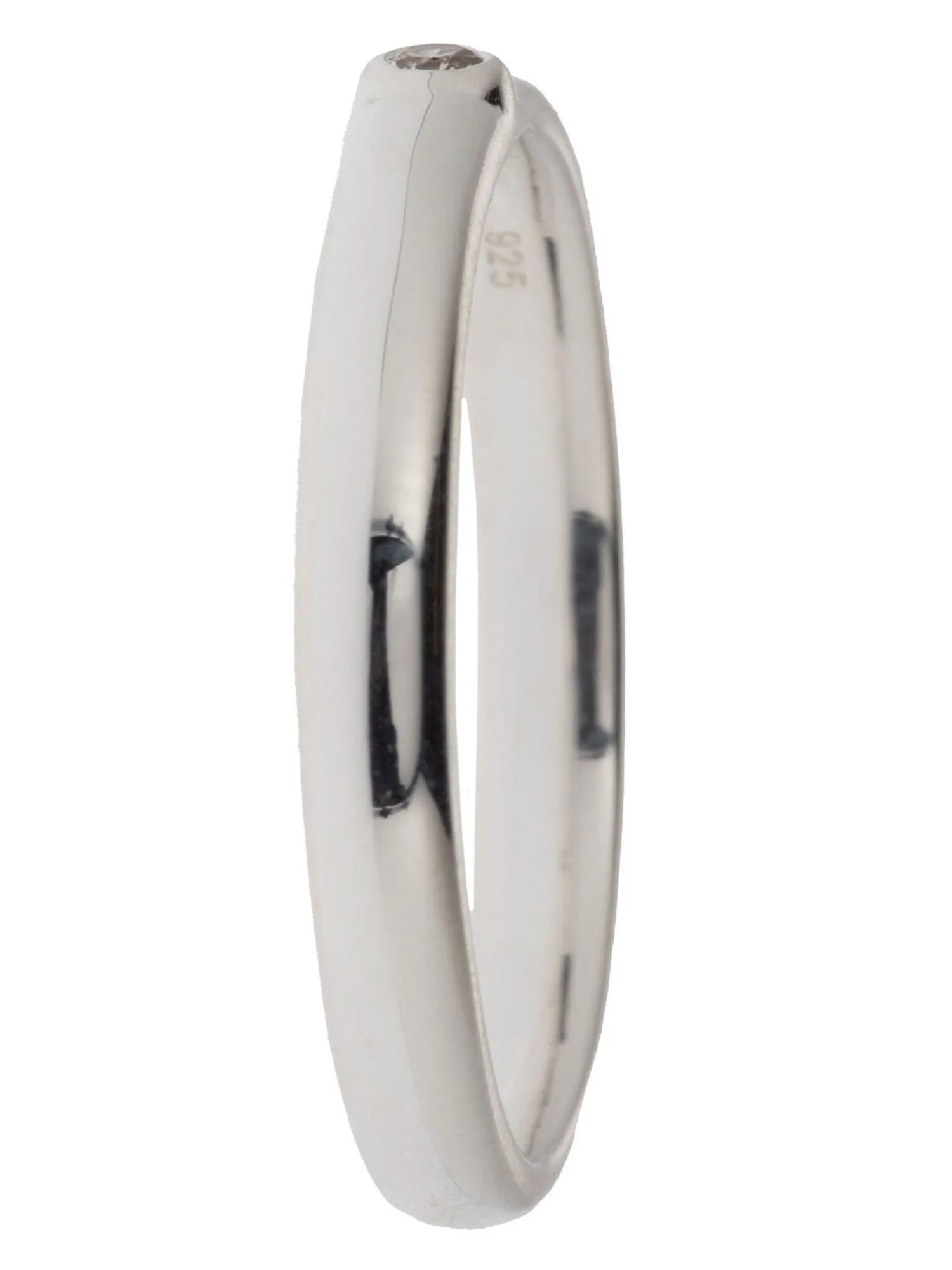 SolitÀr- Ring, Brillant Ca. 0,02 Ct. IJ/ SI - Image 4