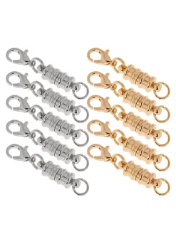 Magnet-Set-Mix, 10-teilig, Silber- U. Goldfarben