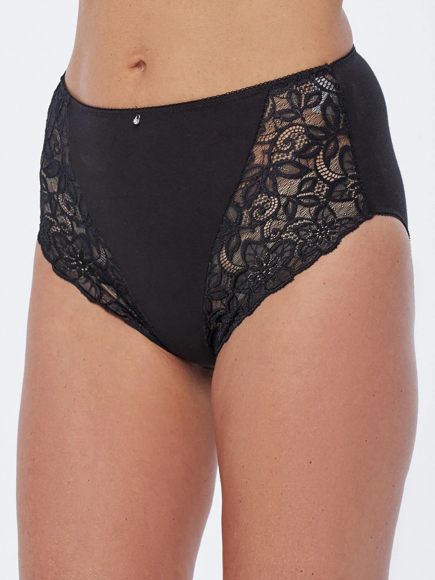 2er Pack Maxi Slip Spitze & Strasssteinchen - Image 2