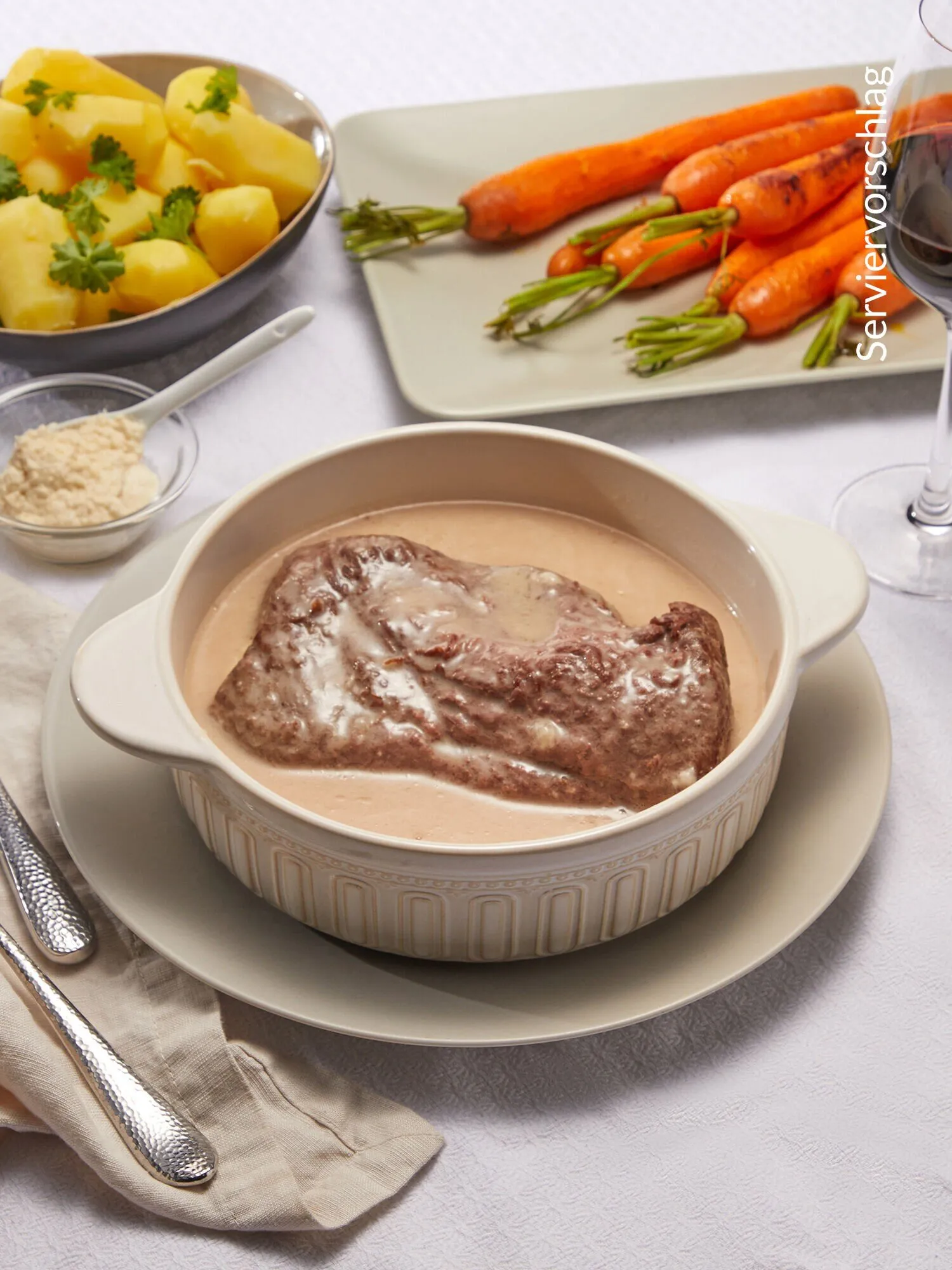 Rinderbraten Mit Meerrettichsoße, 900 G