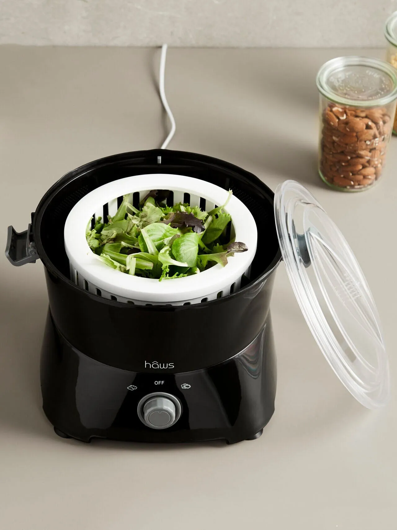 2-in-1 Elektrische Kartoffelschälmaschine & Salatschleuder - Image 3