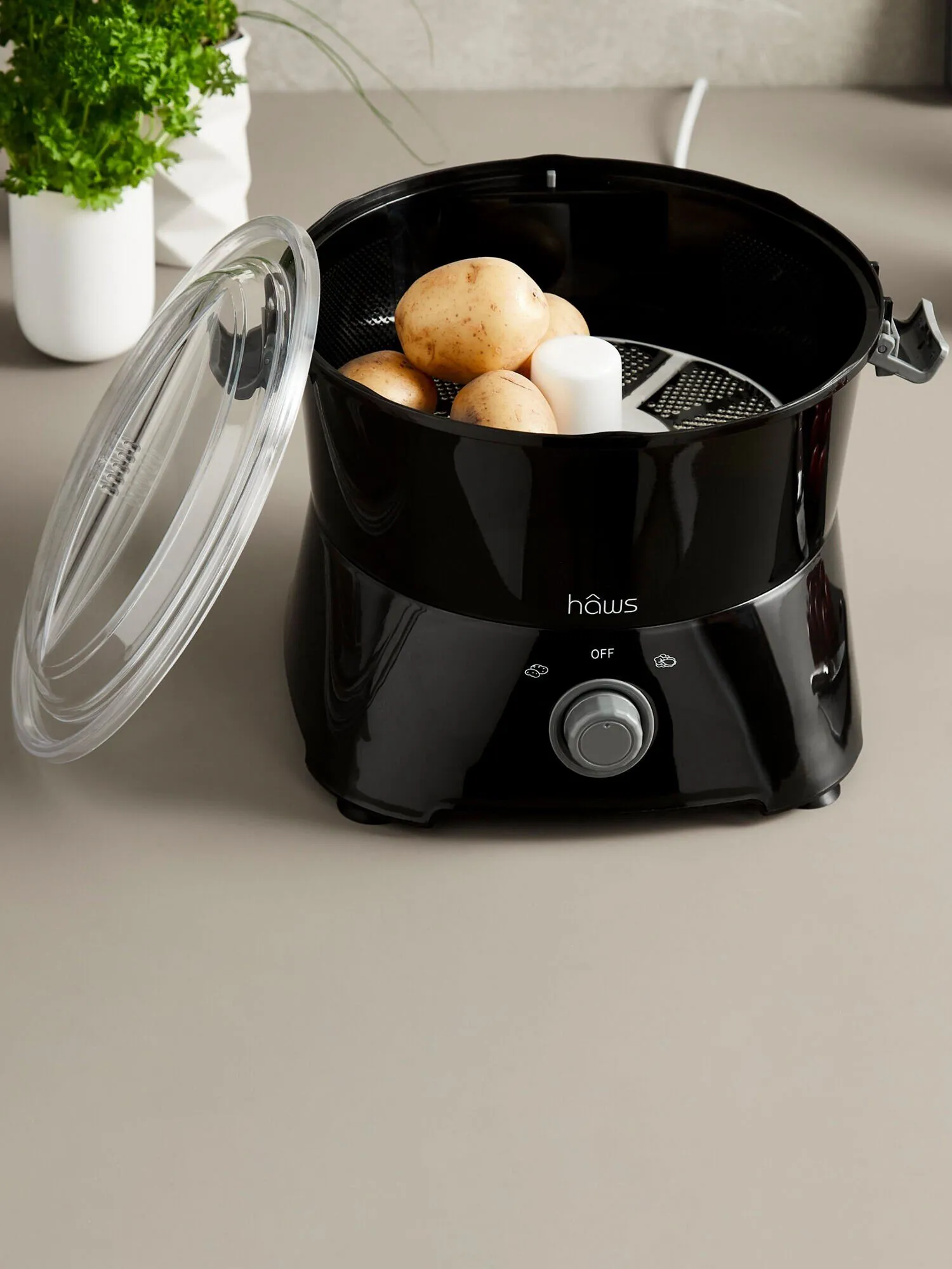 2-in-1 Elektrische Kartoffelschälmaschine & Salatschleuder - Image 4