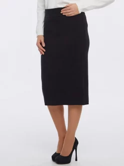 Bleistiftrock In Midi Länge