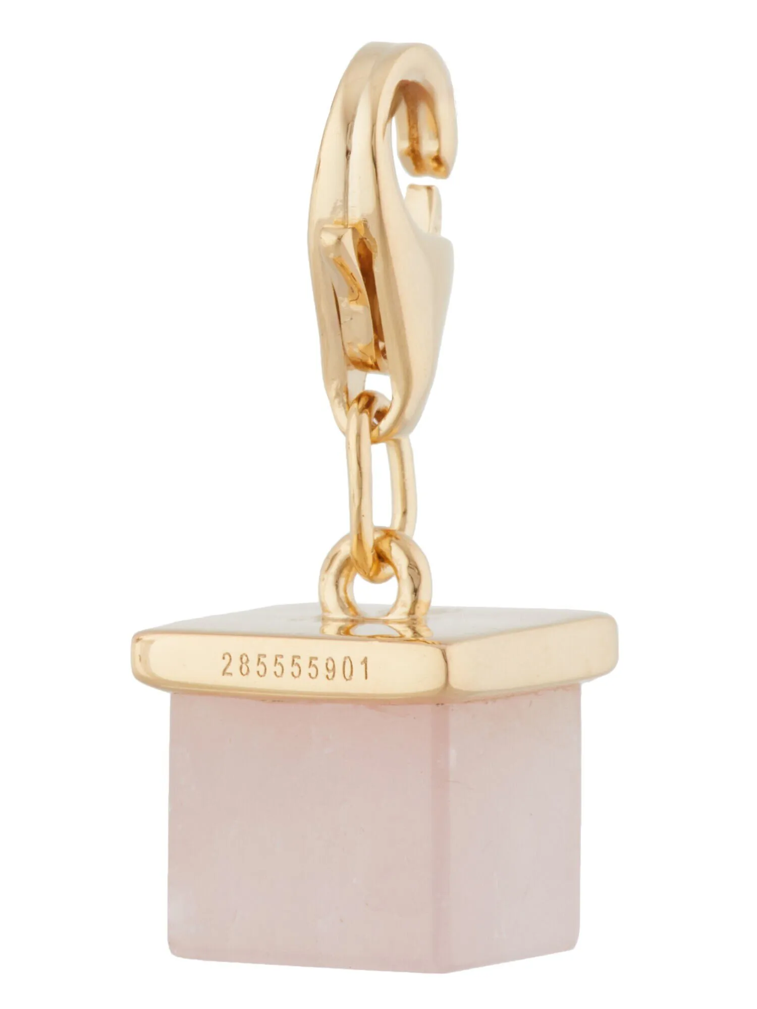 EinhÀnger "Unendliche Liebe", Rosenquarz, Silber 925 Vergoldet