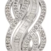 Design-Ring, Diamanten, Champagner