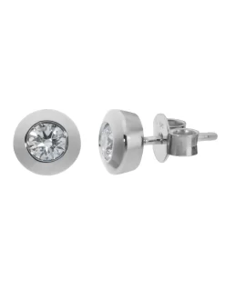 Solitär-Ohrstecker, 2 Brillanten 0,50 Ct.
