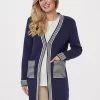 Long Cardigan Mit Taschen