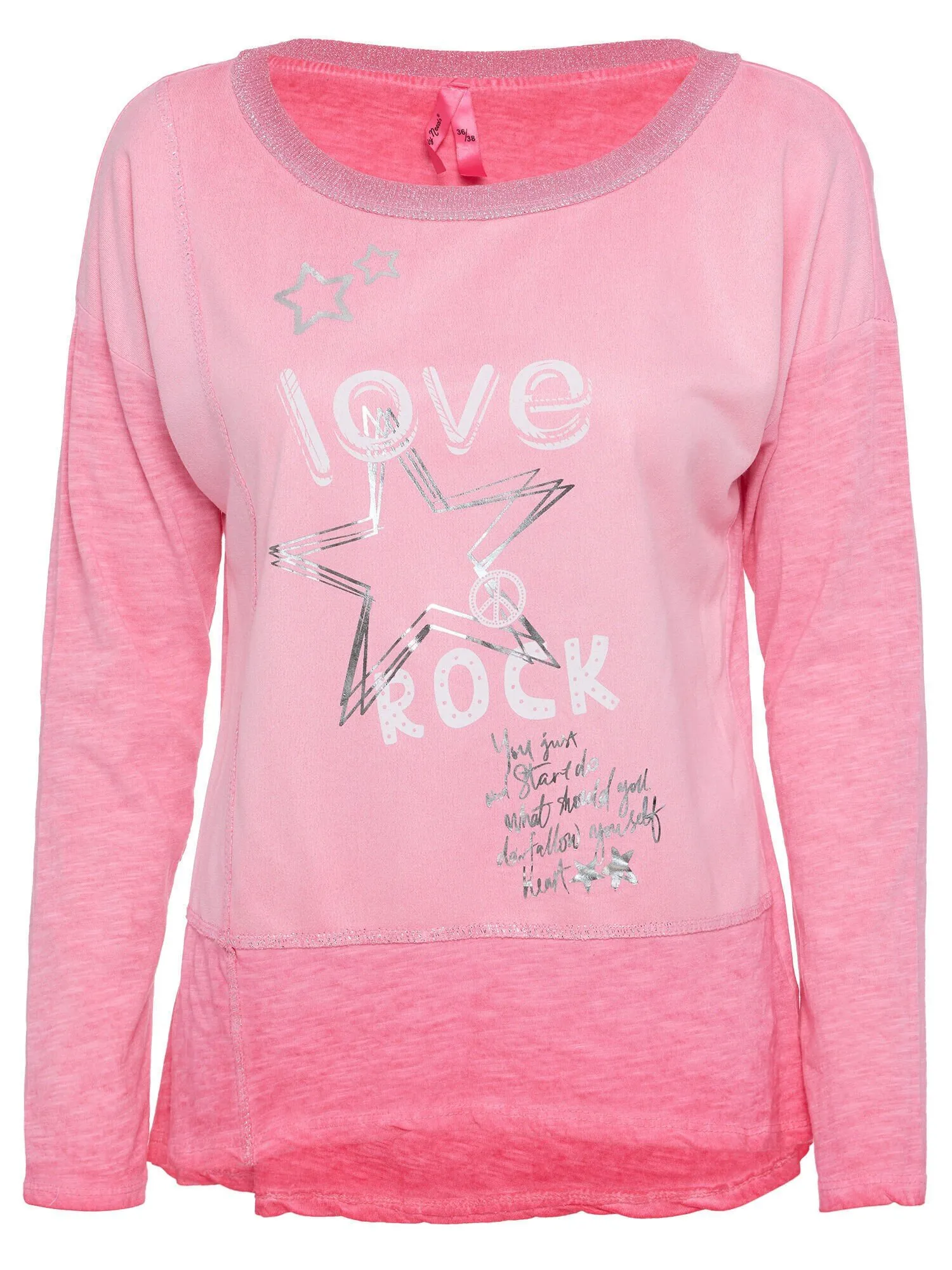 Shirt Im Materialmix