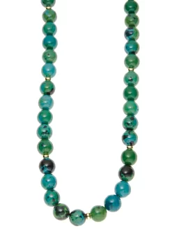 Collier, Jaspis, Länge Ca. 80 Cm