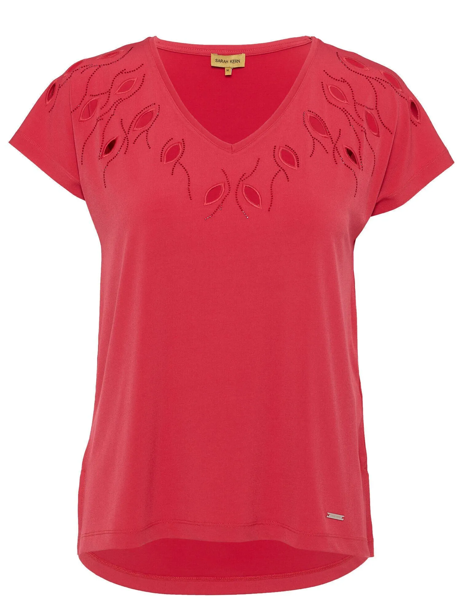 Frenchjersey Shirt Mit Cut Out Effekt - Image 5