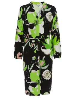 Jerseykleid Im Alloverdruck