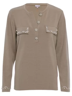 Silk Jersey Shirt Pearl