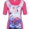 Shirt Mit Rosendruck