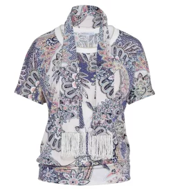 Halbarmshirt Mit Passendem Schal