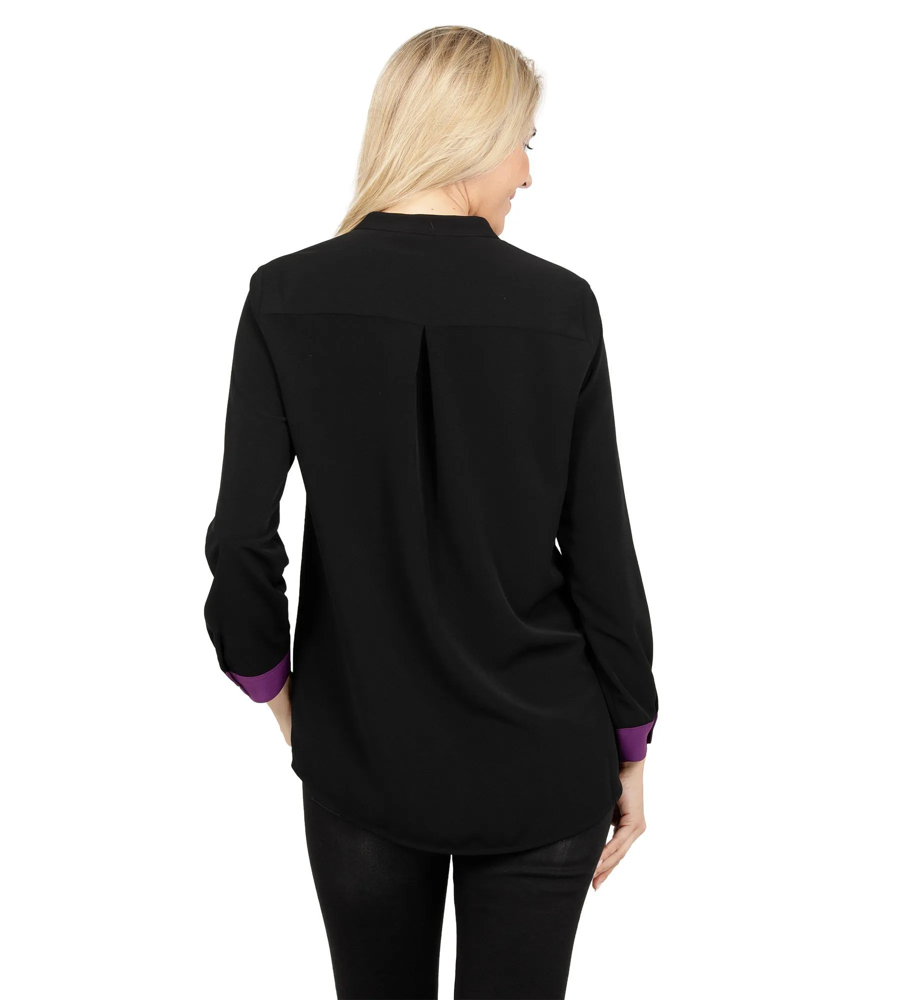 Bluse Mit Kontraststreifen - Image 2