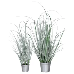 Dekopflanze 2er Set In Raureif-Optik
