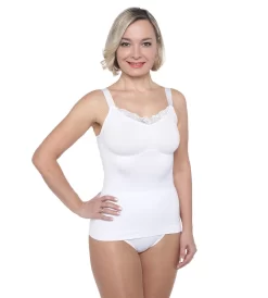 Shaping-Top Spitzeneinsatz Mit Breiten Trägern