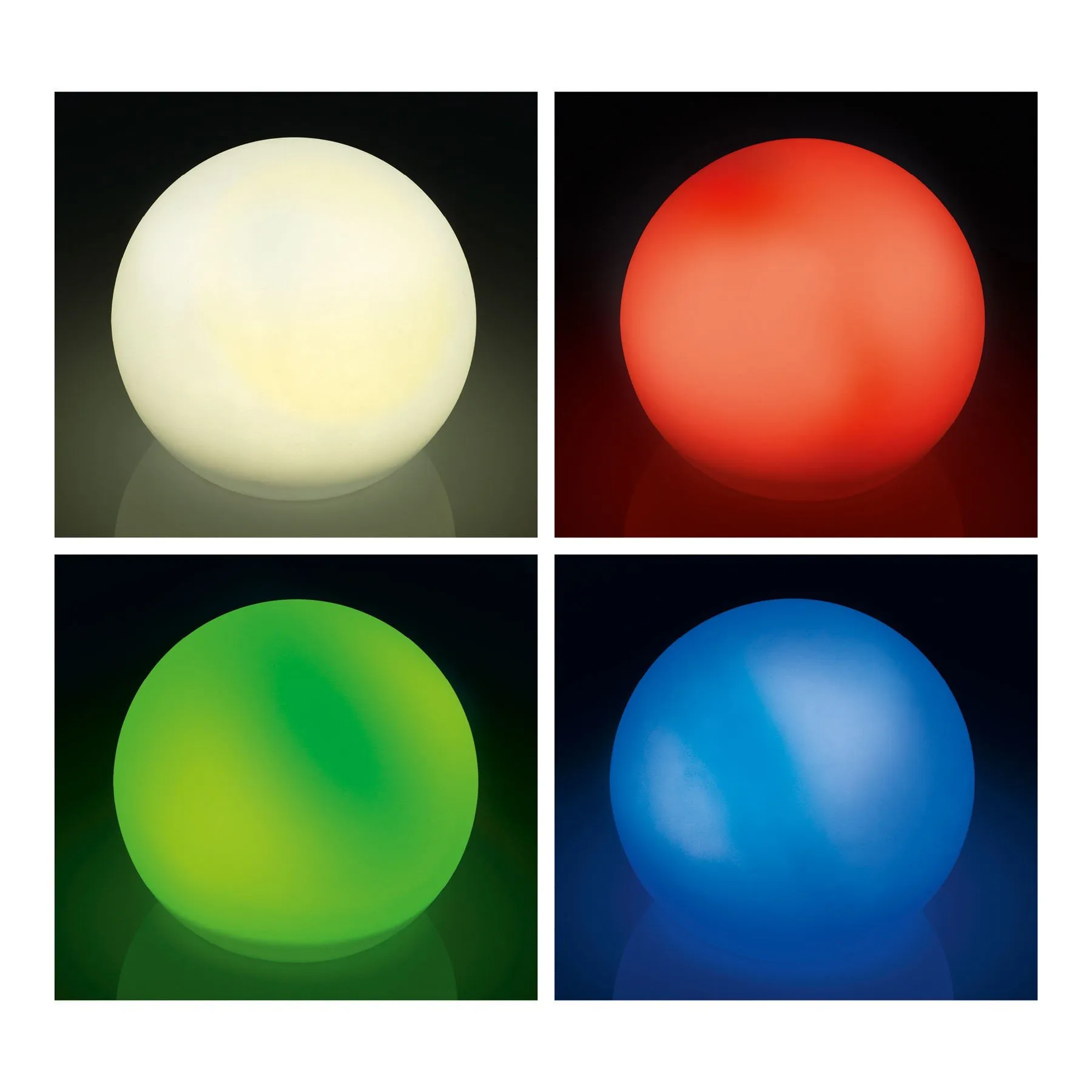 Solar-Dekokugel Weiß Mit Farbwechsel - Image 4